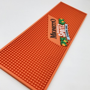 Tapete de Bar de PVC de Lujo, <span class=keywords><strong>Precio</strong></span> de Fábrica Budweise, Accesorios de Bar con Logotipo Personalizado, Tapete de Goma Suave Ecológico para Uso en Exteriores Certificado - Product Image 2