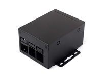 PI5-CASE-D Waveshare Casing Logam Kelas Industri untuk Raspberry Pi 5 Ruang Internal Mendukung Pemasangan Kipas Pendingin Resmi B690