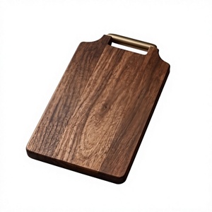Planche à découper robuste en bois de manguier naturel avec poignée ergonomique, plateau de présentation pour fromages - Product Image 1