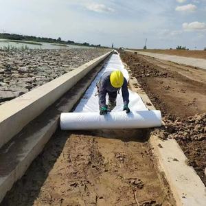 Tissu géotextile de renfort blanc <span class=keywords><strong>pour</strong></span> le traitement de Protection de pente de rivière d'<span class=keywords><strong>allée</strong></span> de <span class=keywords><strong>gravier</strong></span> - Product Image 4