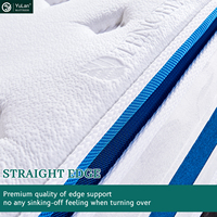 Matelas en mousse à mémoire de forme de qualité supérieure, taille personnalisée, matelas roulé, lit réglable, matelas de lit d'hôtel en boîte