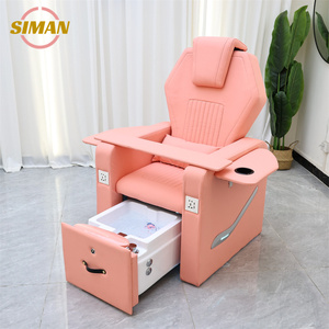 Siman - Nouveau mobilier de salon de beauté - Chaises de pédicure électriques multifonctionnelles de luxe modernes - Spa pour les pieds - <span class=keywords><strong>Rose</strong></span> - Product Image 1