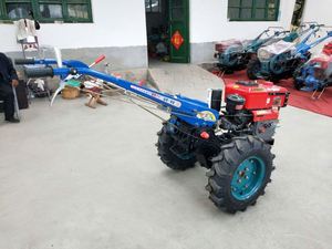 20HP Diesel Engine 2WD Tiller Walking <b>Tractor</b> with Attachments Plow Seeder <b>Trailer</b> - Product Image 2