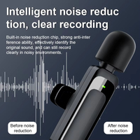 Microphone Lavalier Sans Fil Professionnel RTS SE81 avec Réduction de Bruit et Éclairage LED pour Téléphone Type-C