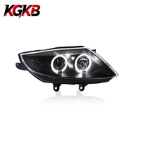 Ensemble de phares LED KGKB pour BMW Z4 E85 2003-2008 2.5i 3.0i, mise à niveau Angel Eyes Bi-LED Projecteur Haute Luminosité Plug and Play