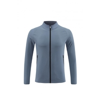 Veste de sport unisexe d'hiver imprimée pour l'équitation et la course, à fermeture éclair, manches longues, coupe-vent, nouvelle collection