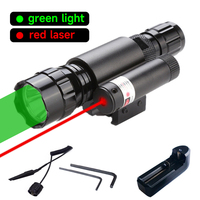 SYQT lampe de poche extérieure blanc vert couleur haute définition accessoires de chasse portables en plein air