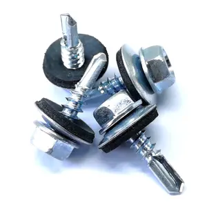 Sechs kantkopf #10 Größe Edelstahl Selbst bohrende Schraube für Metalldach - Product Image 2