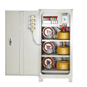 AVR 50kVA 3-चरण 400V स्वचालित वोल्टेज नियामक CE प्रमाणित उत्पाद मूल्य में स्टेबलाइजर्स शामिल हैं