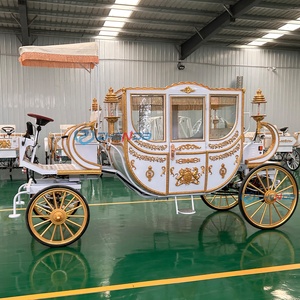 Carroza de Caballos de Acero de Lujo ZHENDA Royal, Carroza Eléctrica de 4 Ruedas para Paseos Turísticos, Bodas y Exhibiciones, Personalizable - Product Image 4