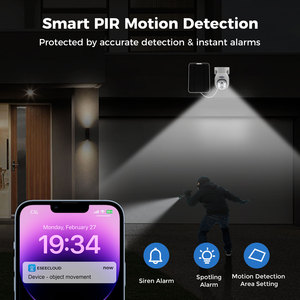 4MP WiFi Wireless Solar Power Battery <b>Camera</b> CCTV <b>Security</b> <b>IP</b> Outdoor Support Card With Two-way Audio PIR Detection WTD403 Wifi - Product Image 3