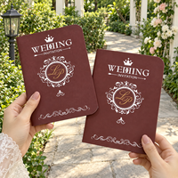 Invitations de mariage de luxe personnalisées, carton bordeaux, logo doré à chaud, vente en gros, fabricant OEM, fournisseur d'usine, carte élégante B2B