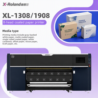 Imprimante jet d'encre commerciale X-Roland 1,3 m 8 couleurs à encre pigmentée, 8 têtes I3200, pour papier couché, carton et papier offset, idéale pour les catalogues