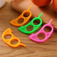 Mini Schilmesje voor Fruit, Citroenen, Sinaasappels en Citrusvruchten, Snelle Schil- en Snijder, Keukenhulpje voor Fruit en Groenten
