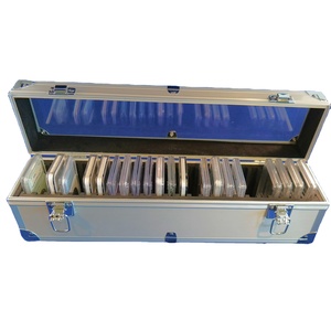 Aluminium-Münz kassette, Aluminium-Aufbewahrung sbox für 25 Universal-Münz platten halter PCGS/NGC/Premier/Little Bear Elite usw. - Product Image 1