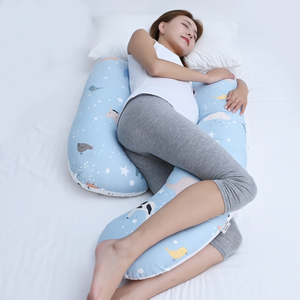 Almohada de embarazo en forma de U, cojín de cuerpo completo de lactancia, soporte de barriga para <span class=keywords><strong>el</strong></span> embarazo - Product Image 2