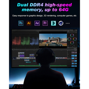 โต๊ะเล่นเกมมินิคอมพิวเตอร์ตั้งโต๊ะที่มีประสิทธิภาพสูง GTX RTX Core I5 I7เล่นเกม NUC E Sports เกมมินิพีซี - Product Image 4