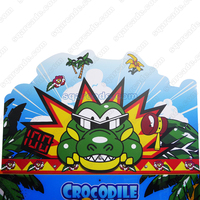 Arcade pour enfants à pièces Wani Wani Crocodile Panic Hammer Frapper Machine de jeu Machine de jeu de percussion pour enfants