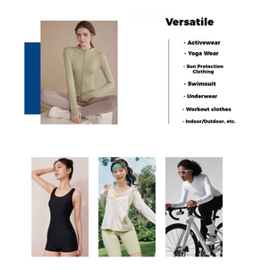 140G Chất Lượng Cao Siêu Mịn Mềm Mại Thoáng Khí 90% <span class=keywords><strong>Polyester</strong></span> 10% Spandex Thể Thao Vải Nhanh Chóng Làm Khô Yoga Quần Áo - Product Image 4