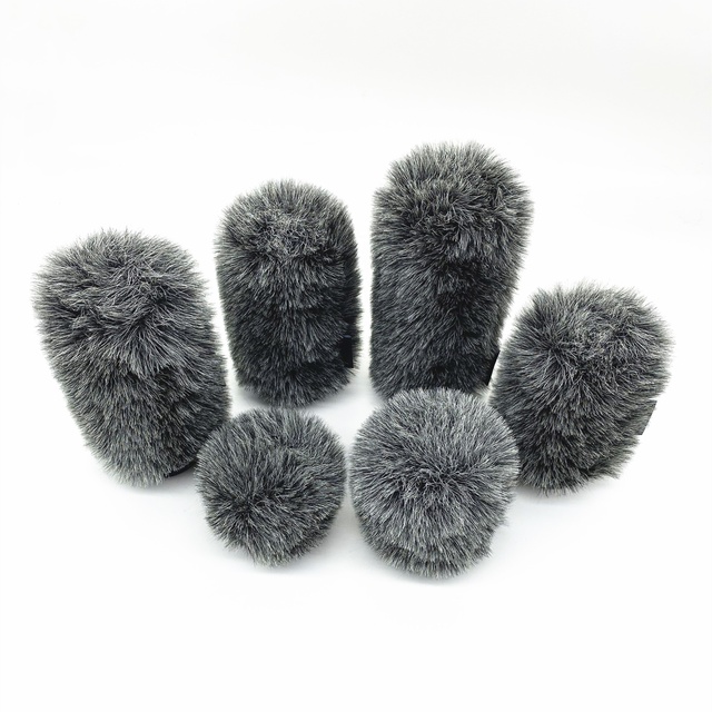 Microphone Furry Windscreen Muff Pop Filter Cover for Portable Recorder Outdoor Video