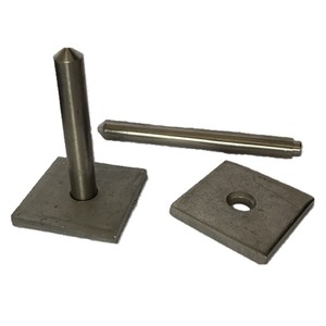 Plaque d'ancrage de type colonne <span class=keywords><strong>en</strong></span> acier inoxydable galvanisé à chaud, plaque d'ancrage <span class=keywords><strong>en</strong></span> acier plat <span class=keywords><strong>en</strong></span> forme de <span class=keywords><strong>U</strong></span>, fixation YV 200 <span class=keywords><strong>en</strong></span> acier - Product Image 5
