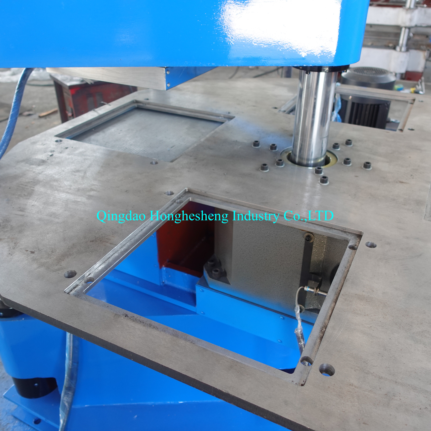 100Ton Vulcanizer Rotary Rubber Shoe Sole Vulacanizing Machine