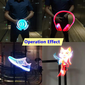 COEUS Ventilador LED Holográfico 3D de 52cm para Publicidad Interior, 1600*1024, Cuatro Aspas, Control por Aplicación Wifi, Visualización sin Gafas, Educación, OEM - Product Image 3