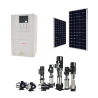 Onduleur hors réseau variateur de fréquence onduleur solaire triphasé 4KW 5.5KW 7.5KW convertisseurs 220V 380V onduleur de tension nominale