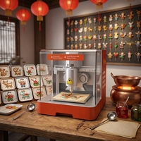 Machine à dessin de bonbons IA personnalisée pour le Nouvel An chinois, les festivals, les foires de temple, les événements culturels et les enfants