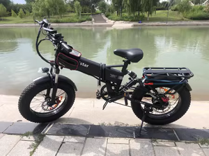Vélo électrique à batterie au lithium 48v entièrement <span class=keywords><strong>suspendu</strong></span>, vélo tout-terrain électrique à gros pneus de 20 pouces avec batterie intégrée - Product Image 3