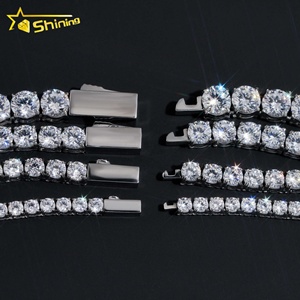 Nhà Máy Giá thấp nhất 3mm 4mm 5mm 6mm bán buôn 316L thép không gỉ Hip hop vòng cổ 5A CZ Tennis chains - Product Image 5