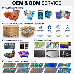 Custom Design TCG Foil Pack Deck-Building Serial Numbered Graded Premium Showcasing Holographic Rare Effect Trading Cards <strong>Game</strong> - Product Image 5