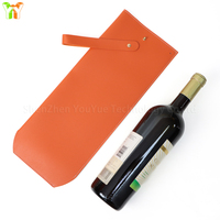 Sac d'emballage pour vin réutilisable en plein air, sac de transport pour bouteille de vin en similicuir avec poignée, sac cadeau pour bière, sac cadeau pour fête