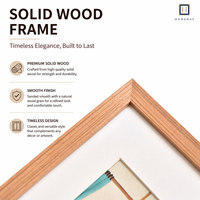 Cadres photo modernes minimalistes en bois massif, écologiques, à poser sur table ou à fixer au mur, avec un design classique