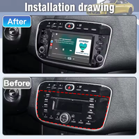 Autoradio Android Auto et CarPlay sans fil pour Fiat Punto Linea EVO, lecteur audio avec écran
