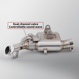 Sistema de Escape Completo para Motocicleta <span class=keywords><strong>2014</strong></span> 2015 2022, Modificación CBR650R <span class=keywords><strong>CB650F</strong></span> CB650R, Tubo de Escape de Doble Válvula, Tubo de Conexión - Product Image 3