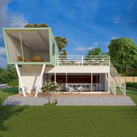Maisons de luxe modulaires préfabriquées en acier pour villas, hôtels, cafés et bars mobiles - Design moderne, utilisation multifonctionnelle