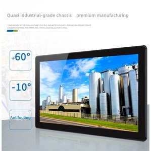 All-in-One 10 12 15 17 19 inch IP65 Bảng điều khiển công nghiệp PC màn hình cảm ứng màn hình DVI giao diện mở khung cảm ứng điện trở - Product Image 6