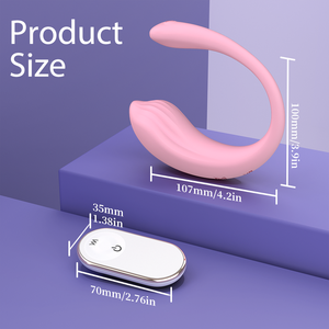 Vibratore a Forma di Balena LIL MERMAID con Doppio Controllo APP e Telecomando, Rivestimento in Silicone di Grado Medicale, Indossabile per Giochi di Coppia, Giocattolo Sessuale per Donne - Product Image 2