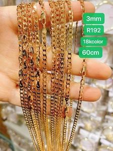 Collar de Cadena Cubana Gruesa de Cobre Bañado en Oro de <span class=keywords><strong>Xuping</strong></span> Jewelry a Precio de Fábrica al por Mayor con Personalidad y Estilo a la Moda - Product Image 2