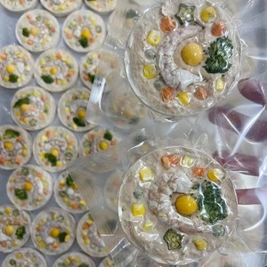 Fabrik Großhandel Haustier Gefrier getrocknete Snacks Kaninchen Pizza Leckereien Ziegenmilch Obst Meeres früchte Paste tchen Für Katzen Hunde Fett Haar Kiemen - Product Image 5