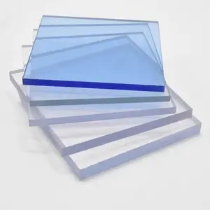 5MM door canopy hard polycarbonate rolls plastic roofing panels solid policarbonato sheet cutting building materials