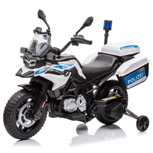 Moho de policía con licencia para niños, motocicleta eléctrica con batería de 12V, coche de paseo para bebé, 2022 - Product Image 1