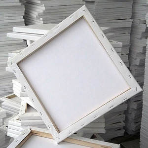 Kit de marco de dibujo de lienzo en blanco de madera para niños y adultos, marco de lona de algodón estirado 100% al por mayor - Product Image 4