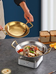 <span class=keywords><strong>Plateau</strong></span> de service pour fruits de mer en acier inoxydable, plusieurs tailles, or et argent, pour la maison, la cuisine, le restaurant, ustensiles de cuisine, vente en gros - Product Image 3