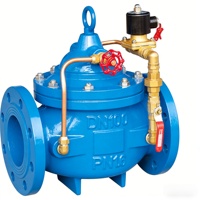 Vanne de régulation électrique 600X, vanne hydraulique à diaphragme en fonte sphéroïdale, pour la protection incendie, l'alimentation en eau et le drainage des conduites