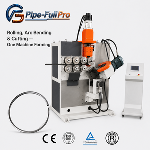 Compact CNC Servo Tube Ring Rolling Bending Cutting <b>Machine</b> Round Square Rectangular Stainless Steel <b>Pipe</b> Circle Forming - Product Image 1