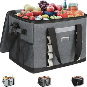 Bolsas aisladas de muestra gratis para entrega de alimentos Bolsa de entrega de alimentos aislada comercial con divisor Bolsa de catering plegable impermeable - Product Image 6
