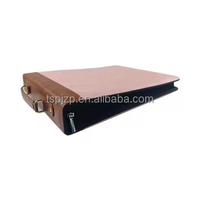 Carpeta de Archivos Portátil Multifuncional Personalizada, con 7 Orificios para Cheques y Almacenamiento de Facturas, en Cuero PU, TSH-BFF001A4Z