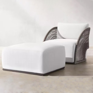 Ensemble de meubles de patio en teck de style moderne pour hôtel, jardin extérieur, cour, ferme ou appartement - Product Image 4